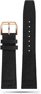 [WUTONGMU] Nylon + Leather Watchbands Men Watch Band Strap With Fit For Iwc Pilot Watch IW389101 Series 20mm 21mm 22mm