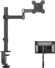 HEMUDU Single Desk Monitor Arm Mount Stand Fit for 13 inch to 34 inch Flat Curve