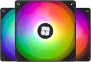 Thermalright TL-C12C-S CPU Fan, 120mm ARGB Case Cooler, 4pin PWM Silent Computer Fan with S-FDB Bearing Included, up to 1500RPM（3 Quantities）