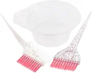 ELAYARD 1Set Hair Coloring Brush and Bowl Hair Dye Mixing Bowl with Scales for Easy Mixing for Salon Home Use Durable and Easy to Clean