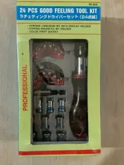 New 24 Pcs Good Feeling Tool Kit Chrome Vanadium Free Shipping