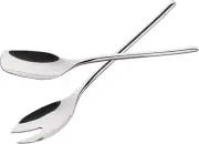 IMEEA Salad Server 25Cm Salad Spoon and Fork Set Salad Serving Utensils 18/10...