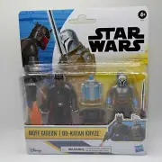 NIB MINT ~ Hasbro Star Wars Epic Hero Moff Gideon Bo-Katan Kryze Action Figures