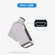 1TB 128GB 2IN1 USB Flash Drive Rotate OTG Micro Memory Stick Storage Pen U Disk