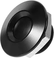 SWOOMEY Mini Cover Lock Mount Button Quick Release Hood Safety Car Pin Bumper Fastener Locking Push Quick Latch Bumper Holder Aluminum Alloy Black