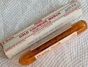 Merck Gold Chloride 15 Grains (0.97 grams) Sealed Glass Ampule Container NOS VTG