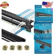 Versatile 48 Port Ethernet Patch Panel - Supports Future Expansion & Easy Repair