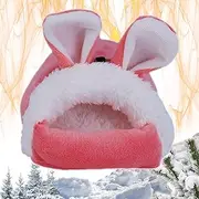 Hamster Bed - Cute Hamster Hideouts and Houses - Warm Guinea Cave Beds, Cotton Animal Pet Nest Cave, Cute Warm Bed Hideouts Cage Accessorie for Hamster KOT-au