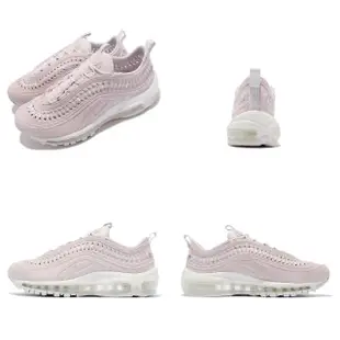 【NIKE 耐吉】休閒鞋 Air Max 97 LX 運動 女鞋 氣墊 避震 編織造型 球鞋穿搭 粉紫 白(DC4144-500)