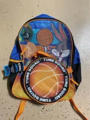 Space Jam Backpack Basketball Back pack Bugs Bunny Tune Squad School Travel NWT
