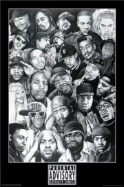 Rap Gods - 2015 POSTER 61x91cm NEW legendary rappers superstars rapping hip-hop