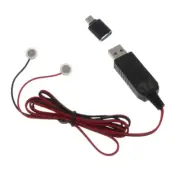 Rechargeable Lithium Battery Type-C USB Charger Cord for 14500 16340