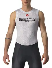 CASTELLI PRO MESH BASE LAYER SLEEVELESS SILVER GREY