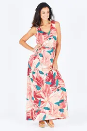 Blomst Bamboo Jersey Ethical Maxi Dress--THOU-WSD4167