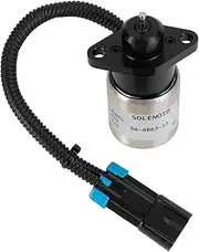 Areyourshop Fuel Shutoff Solenoid Actuator 12V 0175-12A5C9S SA-4863 For Ku-bo-ta Engine