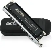 East Top 12Holes 48Tones King Dream Chromatic Harmonica Key of C Professional