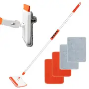 Qaestfy Wall & Baseboard Cleaner Mop Tool with 49'' Long Handle for Cleaning ...