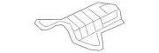 Genuine Honda Plate B Floor Heat Baffle 74602-TR0-A00