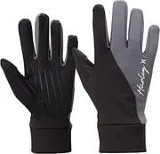 [Hurley] Women's Active Gloves - Quick Dry Moisture Wicking Touchscreen Friendly Running Gloves (S-XL)