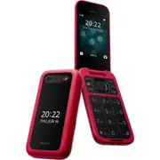 Nokia 2660 Flip Mobile Phone 128MB 2.8" 4G Unlocked Dual Sim Red