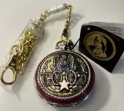 Vintage Stonewall Jackson Pocket Watch Civil War Library & Museum Franklin Mint
