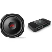 Alpine RS-W12D4 12" Shallow R-Series Sub w/ R2-A150M Mono Amp Bundle