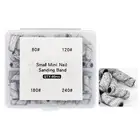 Manicure Sanding Bands with Box Nail Sanding Bands for Diy Nail Grinding File