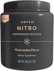 ISAGENIX - Amped Nitro Pre-Workout with Creatine Monohydrate & More 1 X 360 grams, Watermelon