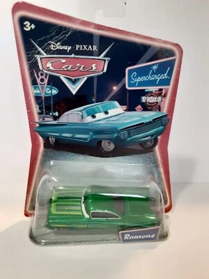 Disney Pixar Supercharged Diecast Car Green Ramone Impala
