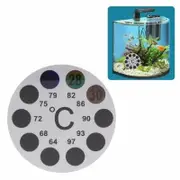 Thermometer Sticker ROUND L(10B) For Fish Shrimp Snail Tank Aquarium