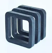 GR Innovations | Hitch Spacer | 2.5" Silencer Pad for Trailers | Reduces Sound and Vibration Rattle | USA Made | 3 Pack