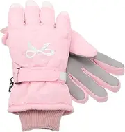 [Gatuida] Winter Gloves Womans Gloves Men's Gloves Waterproof Gloves for Men Snowboarding Gloves Men Gloves Warm Gloves for Men Thermal Gloves Ski Gloves Snow Gloves Coral Fleece Pink