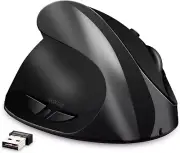 Left Handed Mouse Rechargeable 2.4G Wireless Ergonomic Vertical Mice