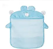 Compartment Large Bath Toy Organizer for Tub, Capacity Upgrade Bath Toy Storage and Holder, Bathtub Toy Holder for Easy Access and Sorting of Toys. (Blue)