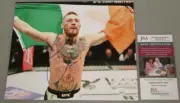 CONOR McGREGOR Hand Signed 8"x10" Photo 4+ JSA *BUY 100% GENUINE* NO FAKES HERE