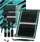 Lash Clusters Kit 320Pcs,70D 90D DIY Individual Lashes Extension Kit,Lash Bond a