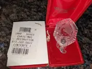 WATERFORD 1989 Crystal 12 Days Christmas 6 GEESE A LAYING Annual Ornament IN BOX