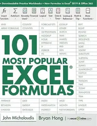 在飛比找誠品線上優惠-101 Most Popular Excel Formula