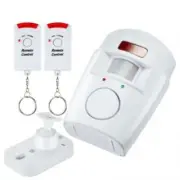 Portable Ir Wireless Motion Sensor Remote Home Security Burglar Alarm System Whi