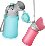 NULYLU 2Pcs Portable Urinal Lightweight Emergency Potty for Camping Travel No Leakage Design for Boys for Pee Training The Go