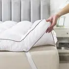 WhatsBedding 3 Inch Memory Foam Mattress Topper Queen Size Plus Thicked Down ...