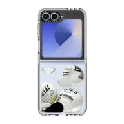 Galaxy Z Flip6 Clear Case Ferro Fluid
