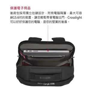 VICTORINOX 瑞士維氏 Crosslight 15.6吋電腦後背包