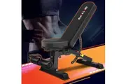 BLACK LORD Commercial Weight Bench FID Bench Flat Incline Decline Press Gym
