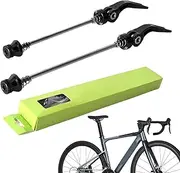 Front Rear Bicycles Skewer - Front Rear Bicycles Axle Skewer Parts Set,Heavy Duty Aluminum Alloy Replacement for Road Mountain Bike