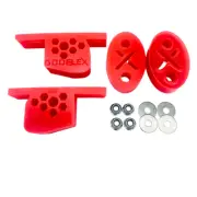 Godflex R50 R52 R53 Exhaust Hanger Poly Bush Kit MINI Cooper S - RED