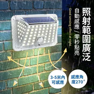 LED 太陽能感應燈 人體感應燈 COB燈 壁掛燈 感應燈 車庫燈 戶外照明燈【AAA6846】