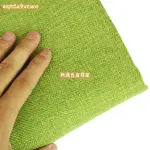 台灣熱賣🔥DIY綠色沙發亞麻布料 加厚硬包棉麻布老粗布 沙發套抱枕材質