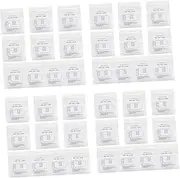 NUOBESTY 4sets Tamper Proof Bag Belt Bags Glad Garbage Bag Money Organizer for Cash Liners Cash Envelopes Clear Bag Sealable Coin Pouch Grip Bin Money Bag Cash Bag Transparent 10pcs*4