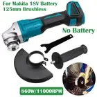 Brushless Cordless Angle Grinder 125mm Replace For Makita 18V Battery 125mm AU